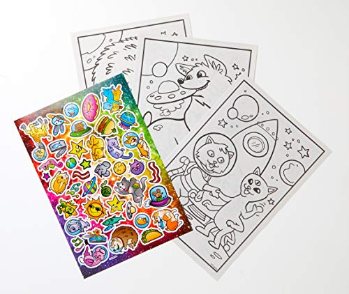 Foto 3 | Paquete De Libro Para Colorear Crayola Uni-creatures & Cosmic Cats, Regalo Para Niños - Venta Internacional.