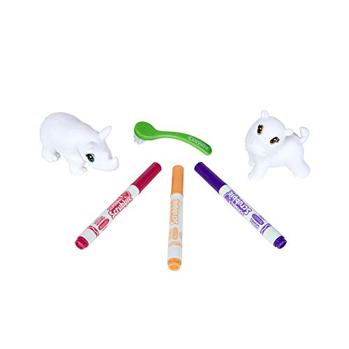 Foto 5 pulgar | Toy Crayola Scribble Scrubbie Safari Animals Rhino Hipopótamo - Venta Internacional.