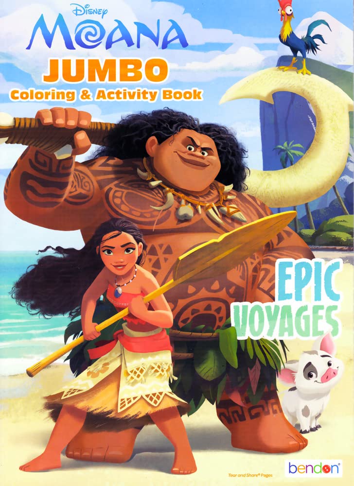 Foto 3 pulgar | Paquete de Libros para Colorear y Actividades Disney Moana Bendon - Venta Internacional