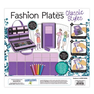 Foto 3 | Kit de Dibujo Kahootz Fashion Plates Estilos Clásicos - Venta Internacional