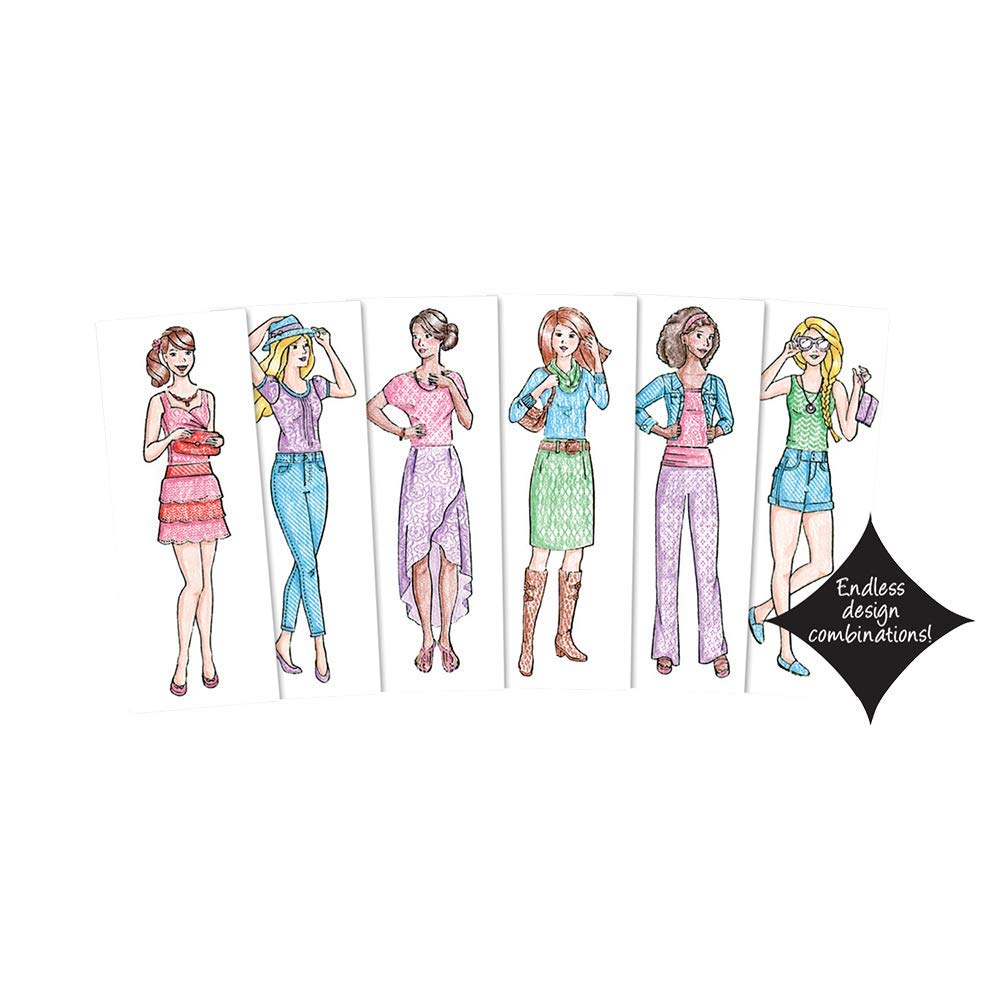 Foto 5 pulgar | Kit de Dibujo Kahootz Fashion Plates Estilos Clásicos - Venta Internacional