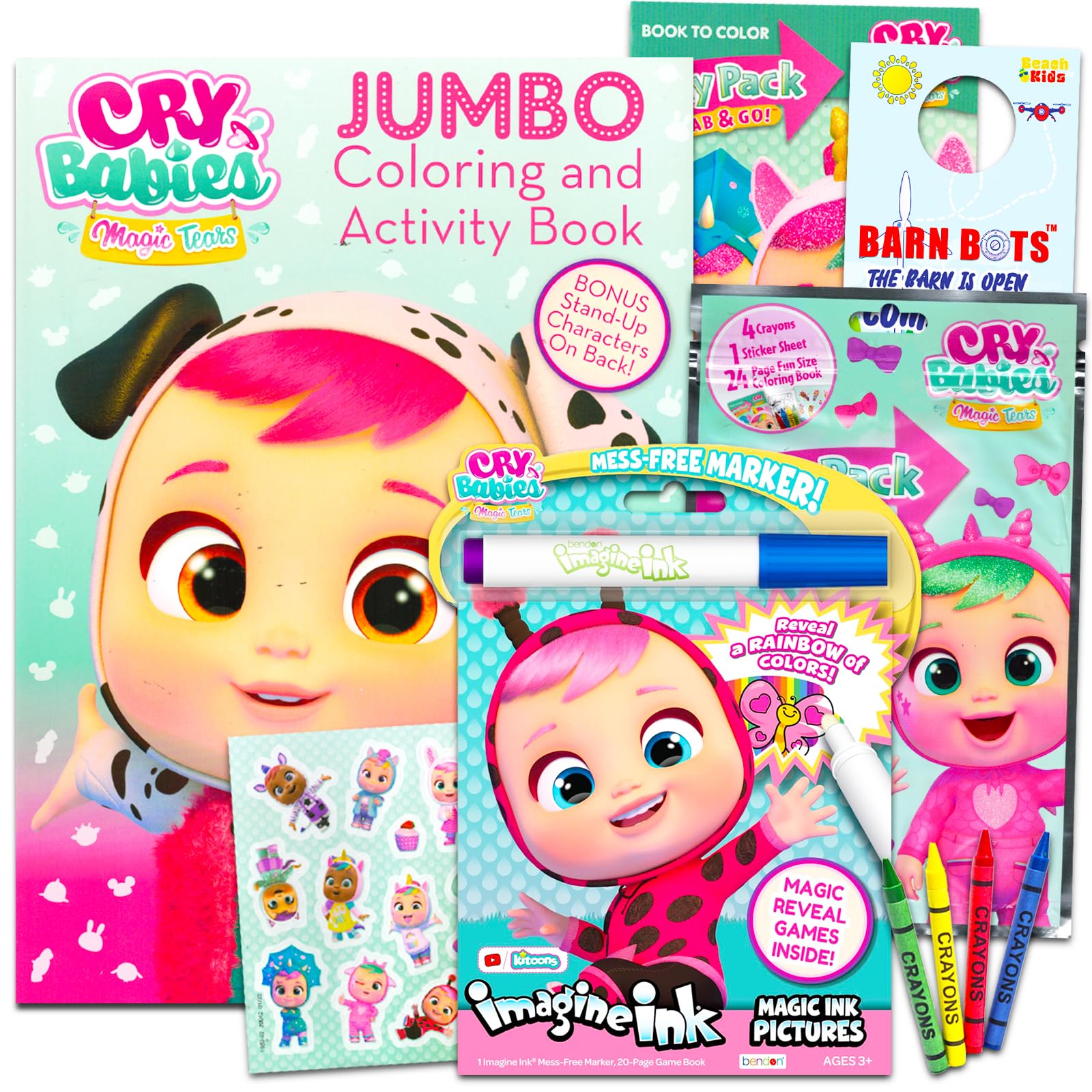 Foto 2 pulgar | Libros para Colorear y Actividades Bendon Cry Babies - Venta Internacional