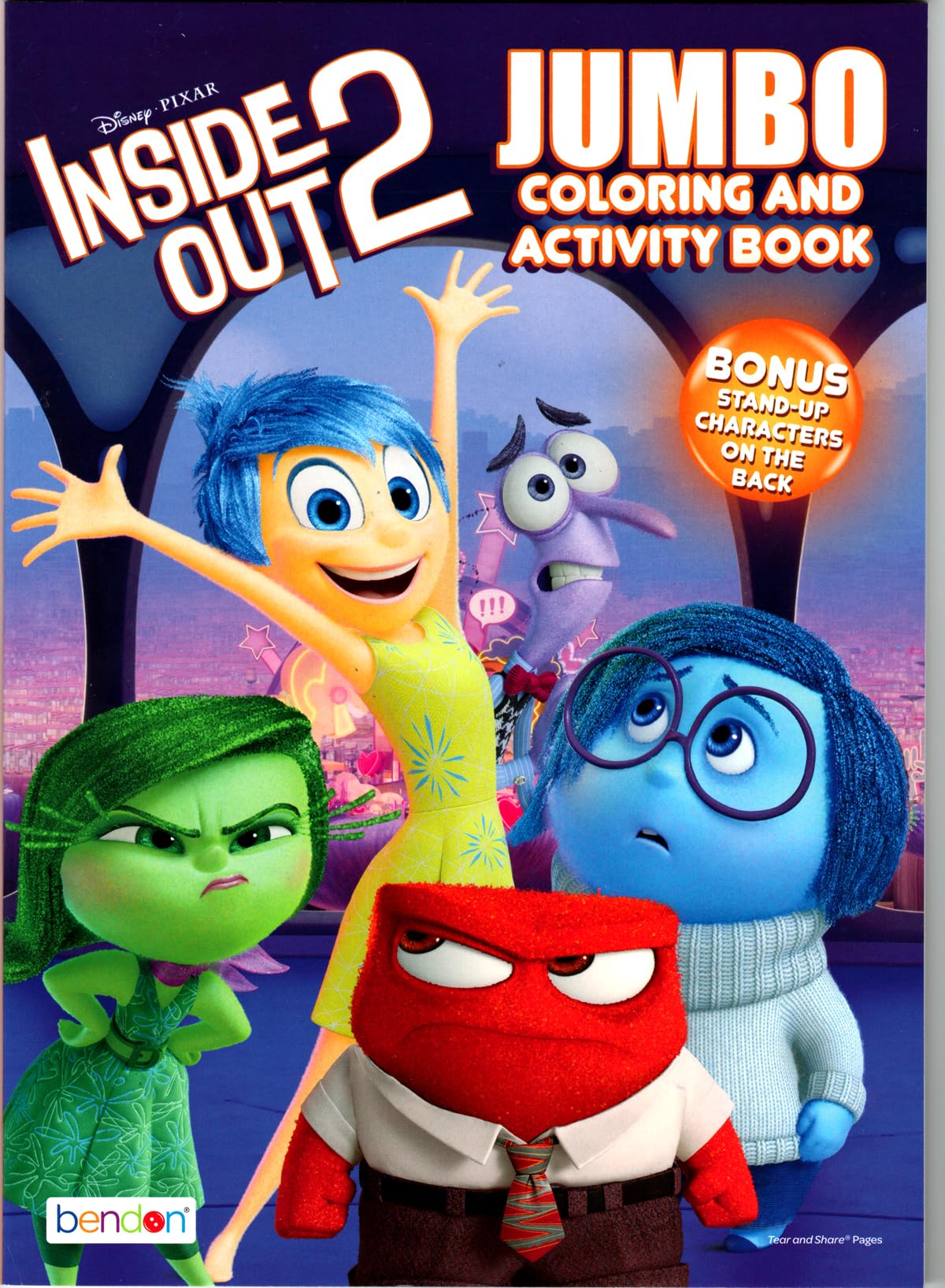Foto 3 pulgar | Paquete de Libros para Colorear y Actividades Disney Inside Out 2 - Venta Internacional