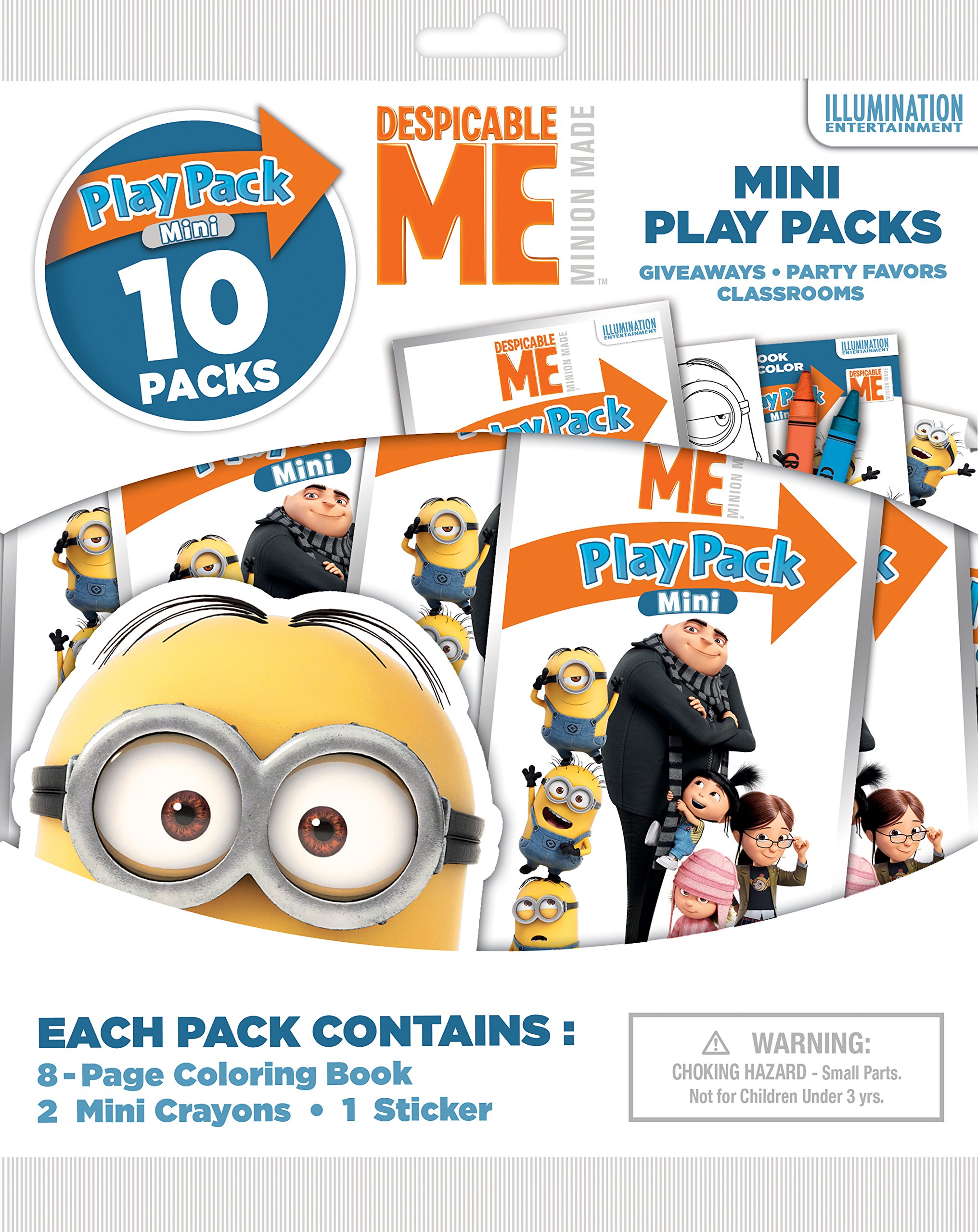 Foto 2 pulgar | Minipack de Juegos Bendon Despicable Me con Crayones y Pegatinas - Venta Internacional