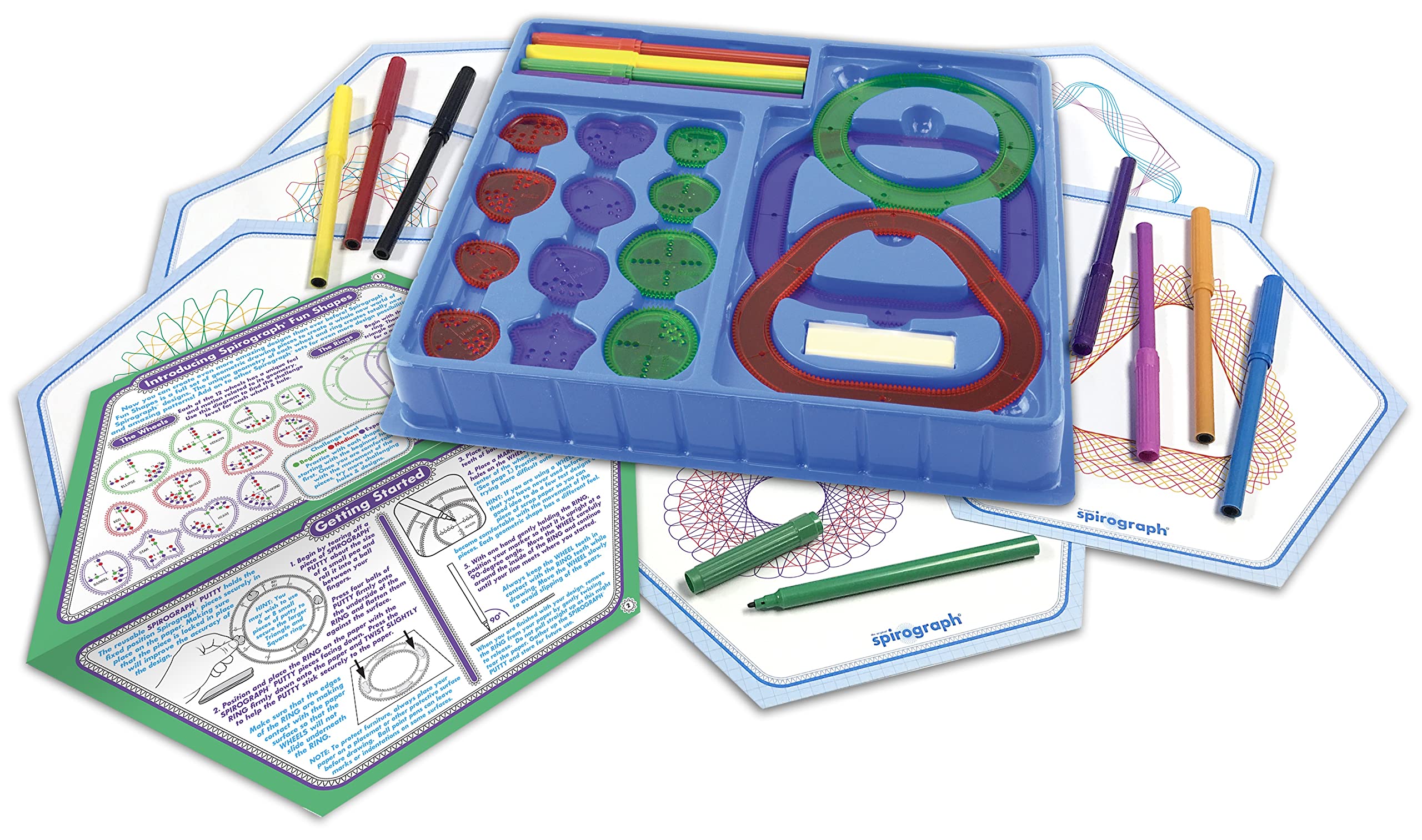 Foto 3 pulgar | Set de Dibujo Spirograph Figuras Divertidas con Formas Nuevas +8 Años - Venta Internacional