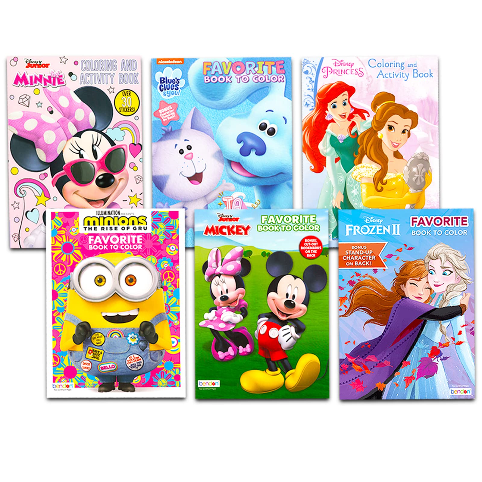 Foto 3 pulgar | Set De Libros Para Colorear Beach Kids Girls 4-8 Toy Story Minions - Venta Internacional.