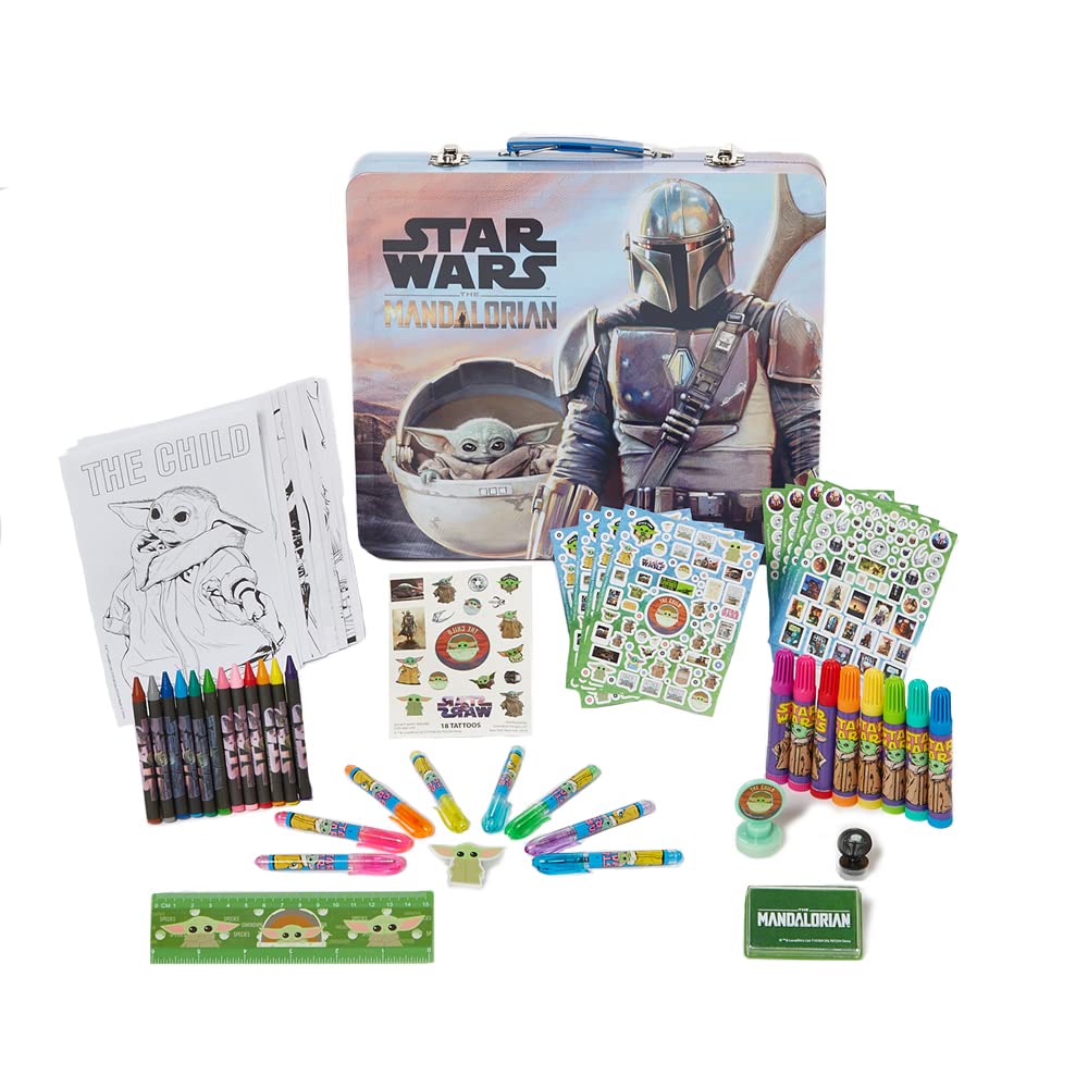 Set De Actividades Con Diseños Innovadores Star Wars Mandalorian Baby Yoda - Venta Internacional.