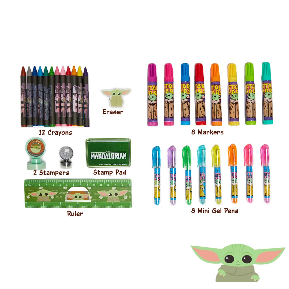 Foto 3 pulgar | Set De Actividades Con Diseños Innovadores Star Wars Mandalorian Baby Yoda - Venta Internacional.
