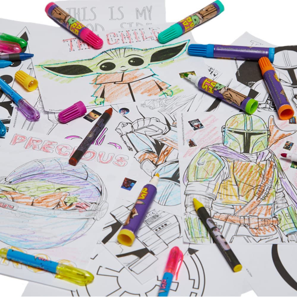 Foto 6 | Set De Actividades Con Diseños Innovadores Star Wars Mandalorian Baby Yoda - Venta Internacional.