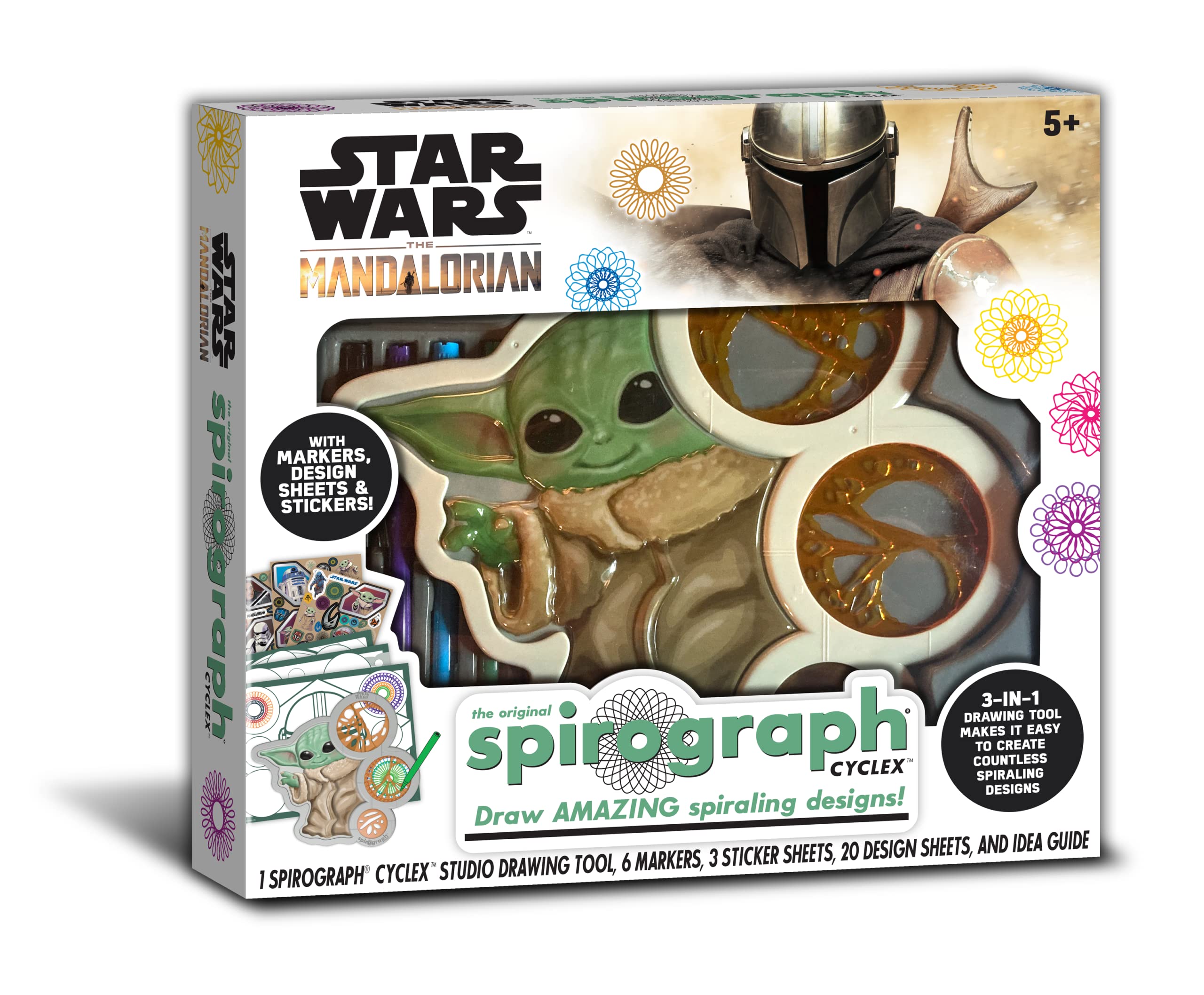 Foto 2 pulgar | Spirograph Cyclex Studio Grogu Disney Star Wars Baby Yoda - Venta Internacional.