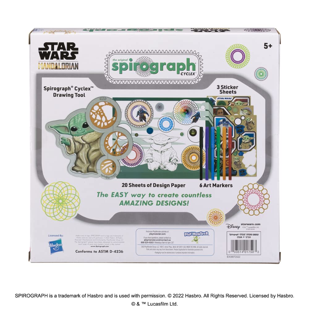 Foto 7 pulgar | Spirograph Cyclex Studio Grogu Disney Star Wars Baby Yoda - Venta Internacional.