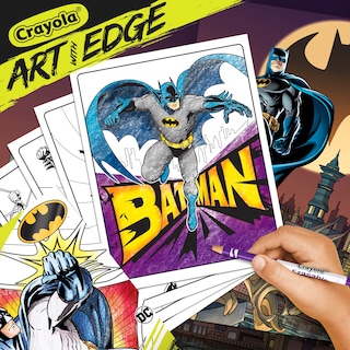 Foto 7 | Libro Para Colorear Crayola Art With Edge Batman Con Póster, 28 Págs. - Venta Internacional.