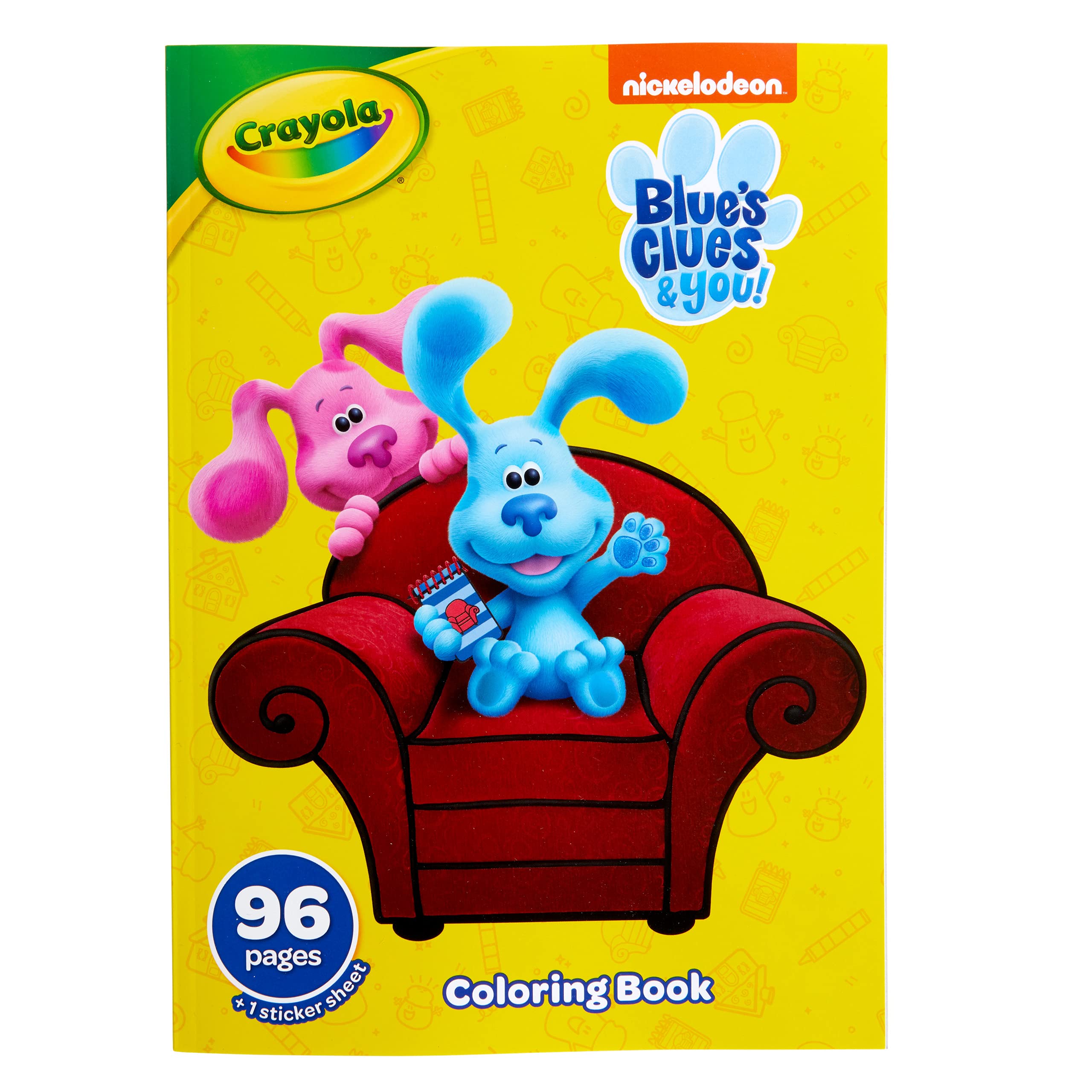 Foto 2 pulgar | Libro De Colorear Crayola Blues Clues Con Pegatinas, 96 Páginas, Para Niños - Venta Internacional.