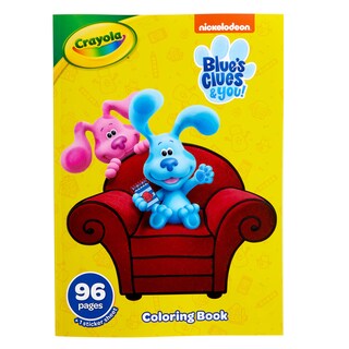 Foto 1 | Libro De Colorear Crayola Blues Clues Con Pegatinas, 96 Páginas, Para Niños - Venta Internacional.