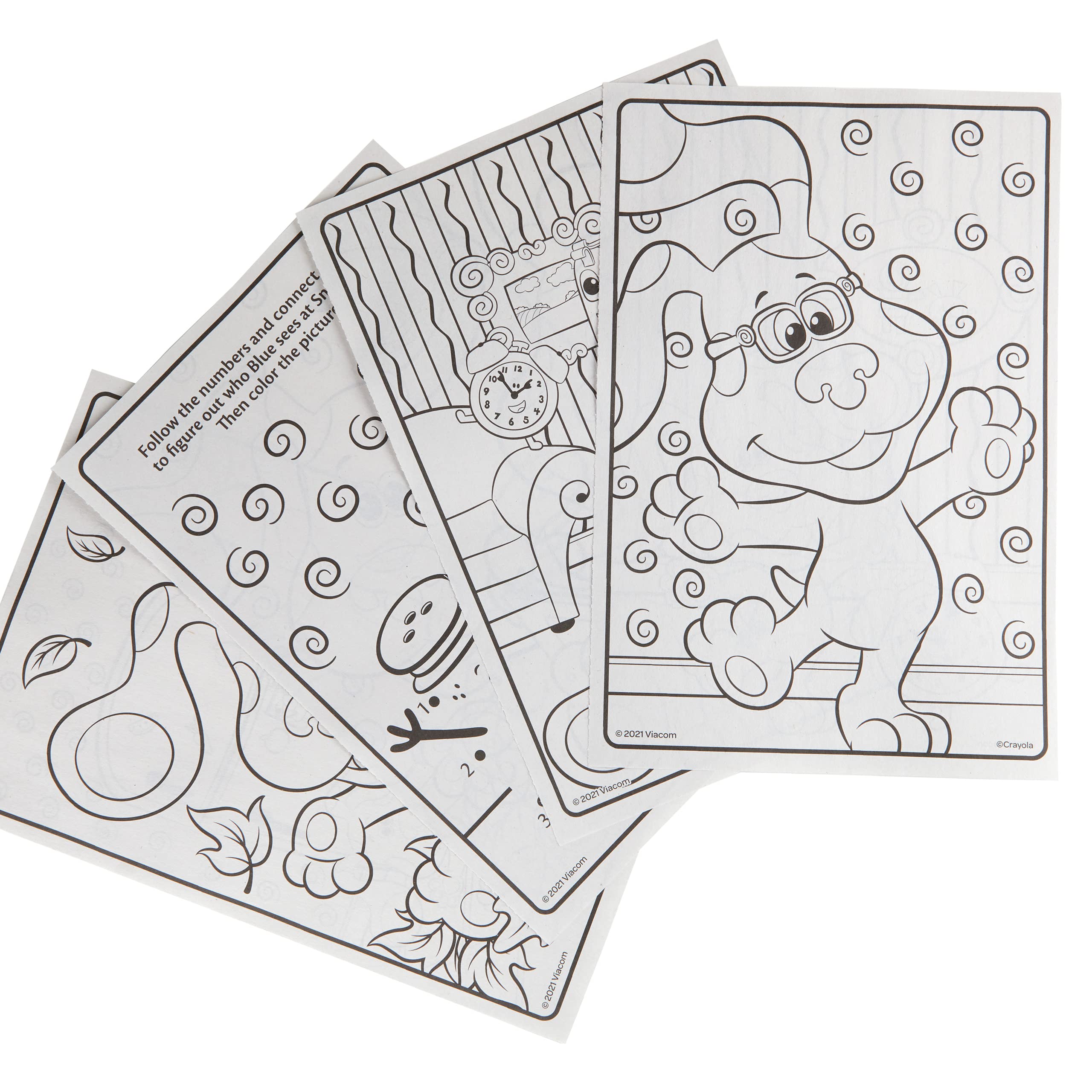 Foto 4 pulgar | Libro De Colorear Crayola Blues Clues Con Pegatinas, 96 Páginas, Para Niños - Venta Internacional.