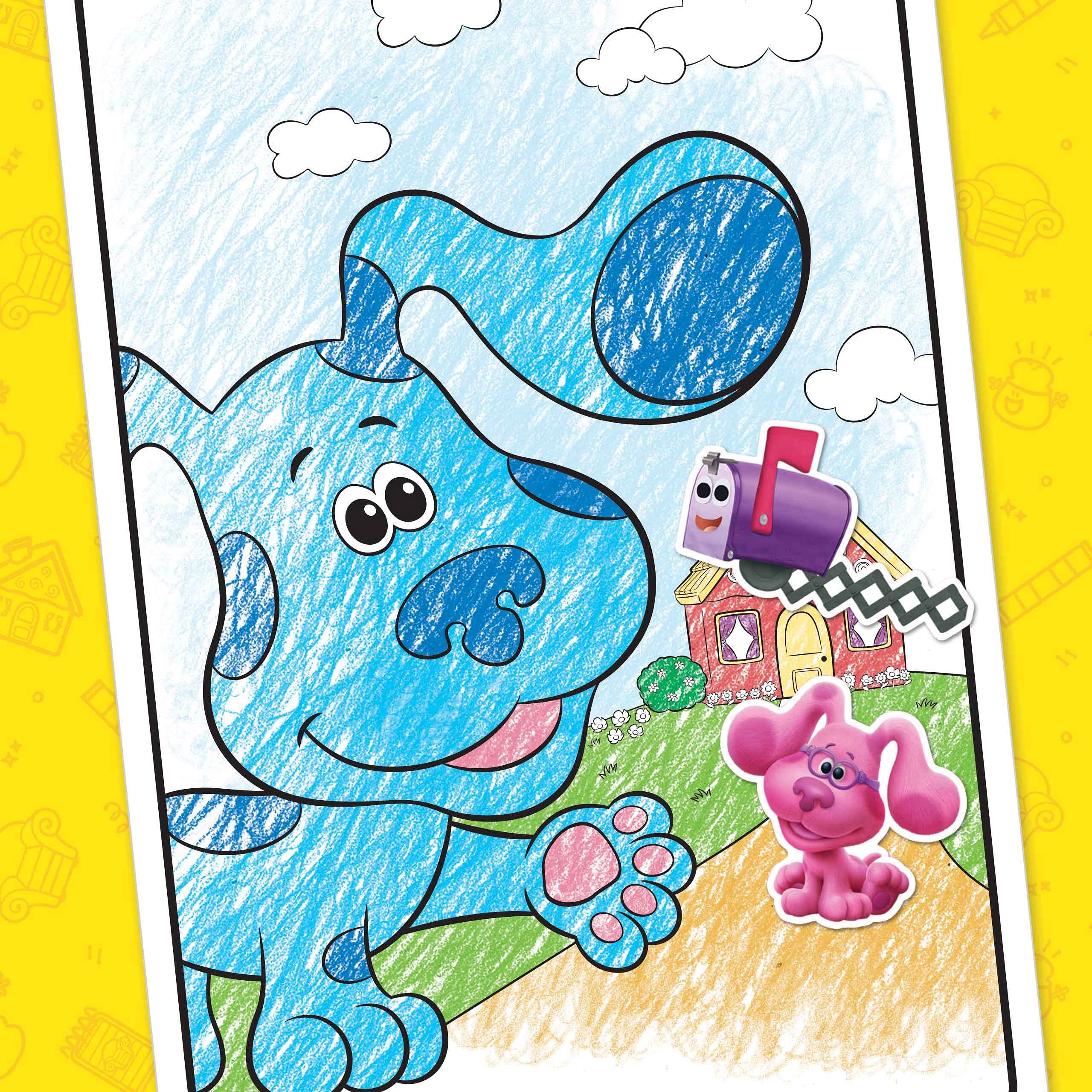 Foto 8 pulgar | Libro De Colorear Crayola Blues Clues Con Pegatinas, 96 Páginas, Para Niños - Venta Internacional.