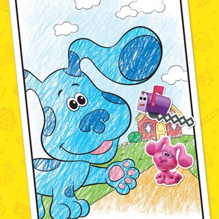 Foto 7 | Libro De Colorear Crayola Blues Clues Con Pegatinas, 96 Páginas, Para Niños - Venta Internacional.