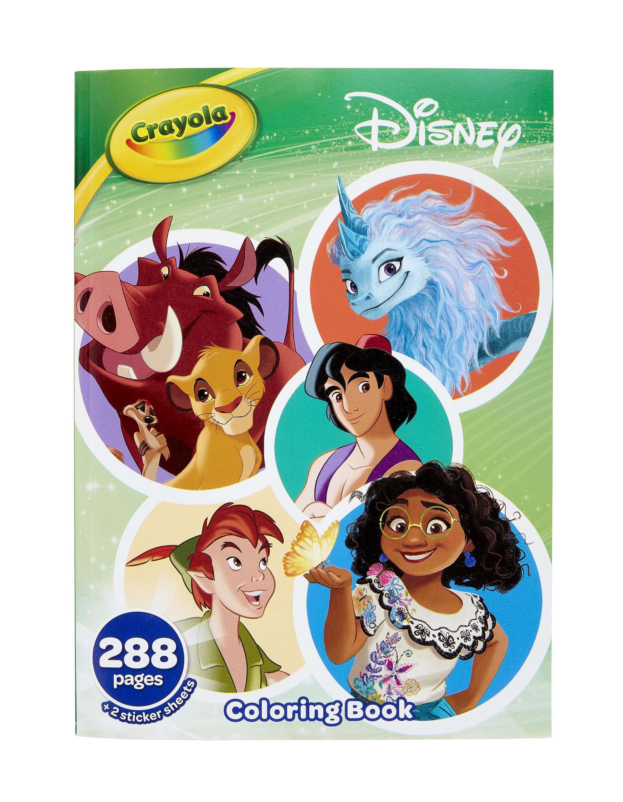 Foto 2 pulgar | Libro Para Colorear Crayola Disney Animation Con Pegatina 288pg 3+ - Venta Internacional.