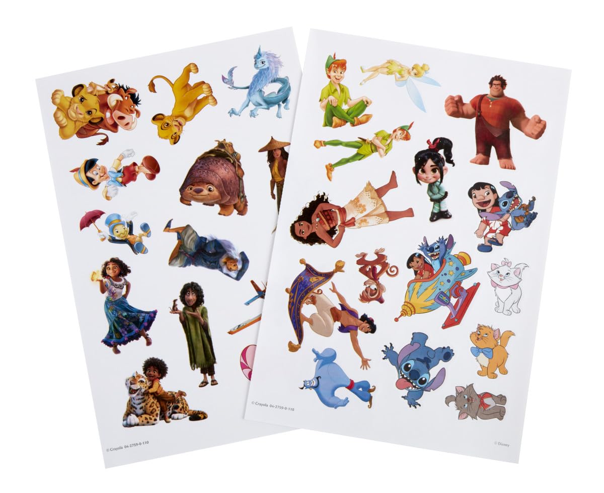 Foto 5 pulgar | Libro Para Colorear Crayola Disney Animation Con Pegatina 288pg 3+ - Venta Internacional.