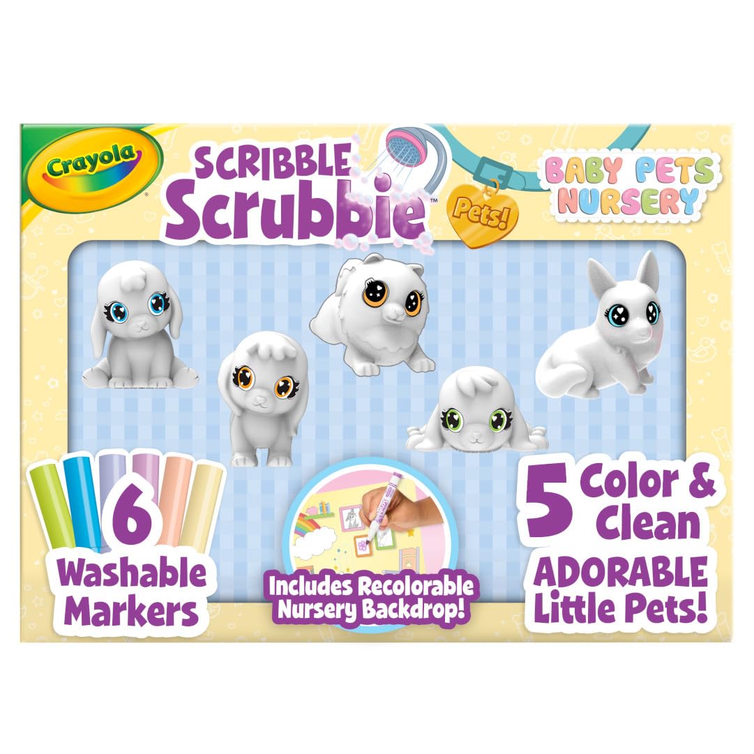 Guardería Toy Crayola Scribble Scrubbie Para Bebés Y Mascotas Para Niños Mayores De 3 Años - Venta Internacional.