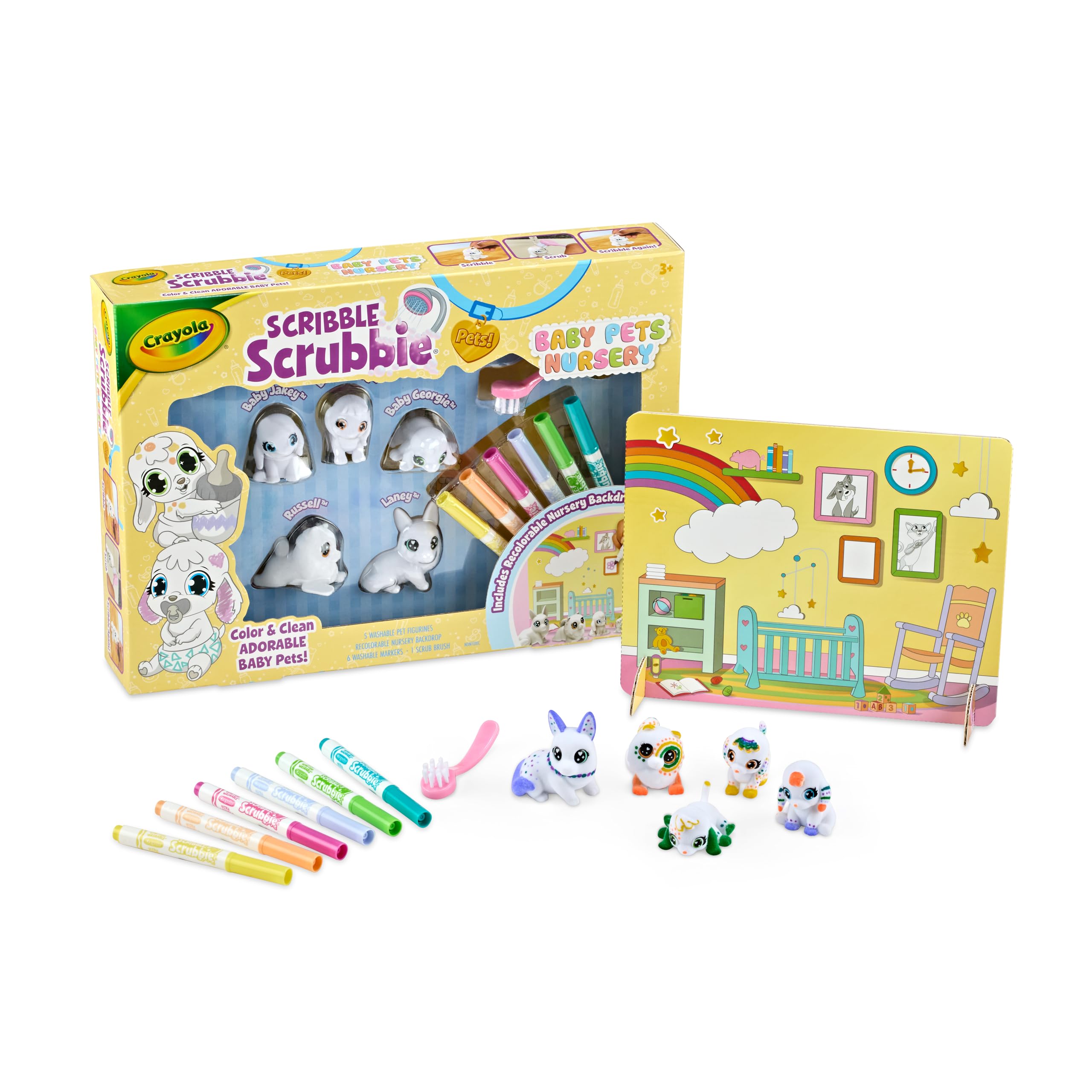 Foto 8 pulgar | Guardería Toy Crayola Scribble Scrubbie Para Bebés Y Mascotas Para Niños Mayores De 3 Años - Venta Internacional.