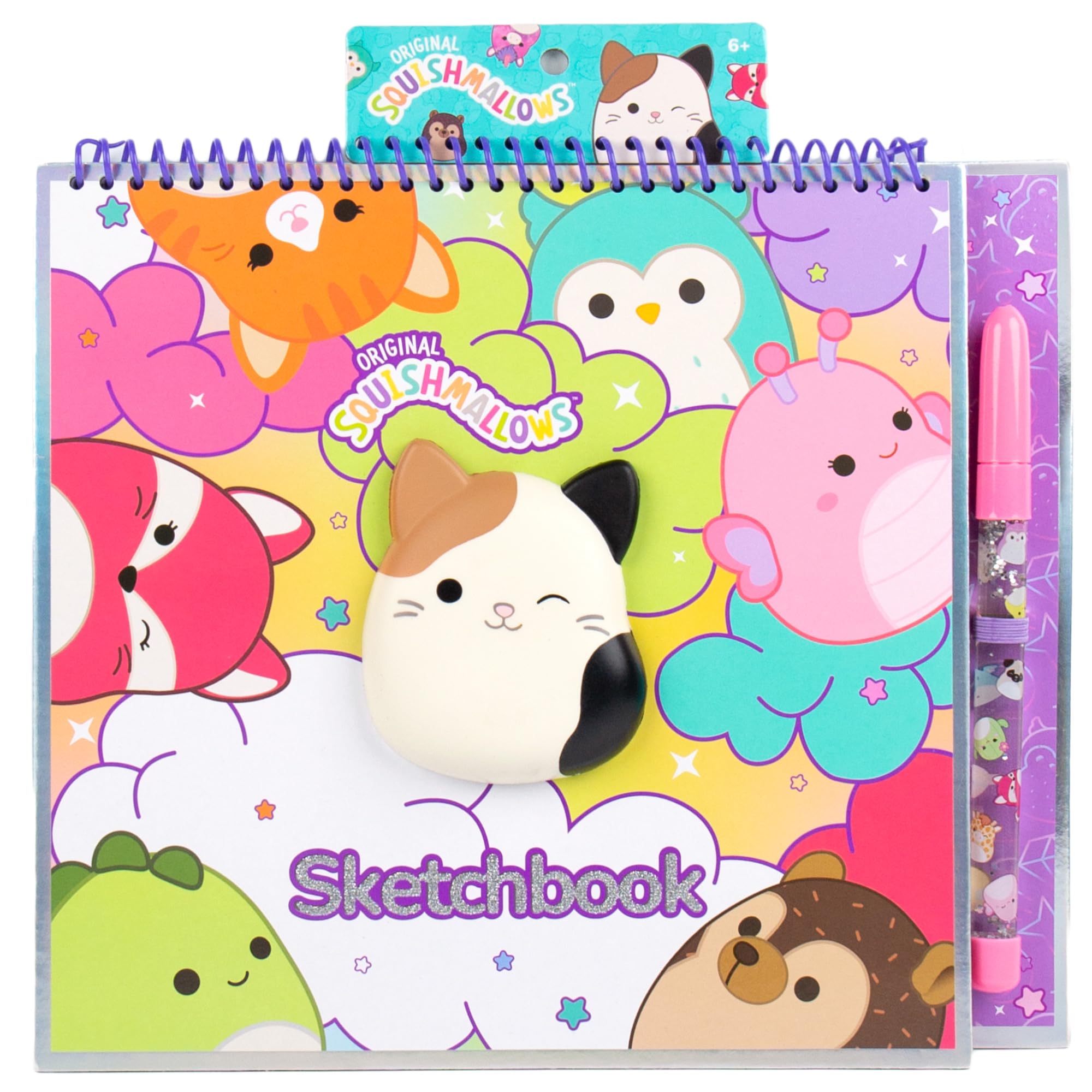 Cuaderno De Bocetos Squishmallows Original Con Suministros De Papelería - Venta Internacional.