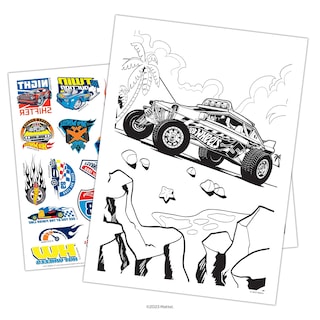 Foto 4 | Libro Para Colorear Y Actividades Bendon Hot Wheels 59068 Con Tatuajes - Venta Internacional.