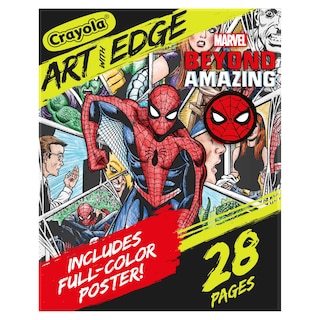 Foto 1 | Libro Para Colorear Crayola Art Con Edge Spiderman Beyond Amazing - Venta Internacional.