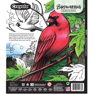 Foto 7 | Libro Para Colorear Crayola Bird, 40 Págs. Para Adultos, 21,6 X 25,4 Cm, Perforado - Venta Internacional.