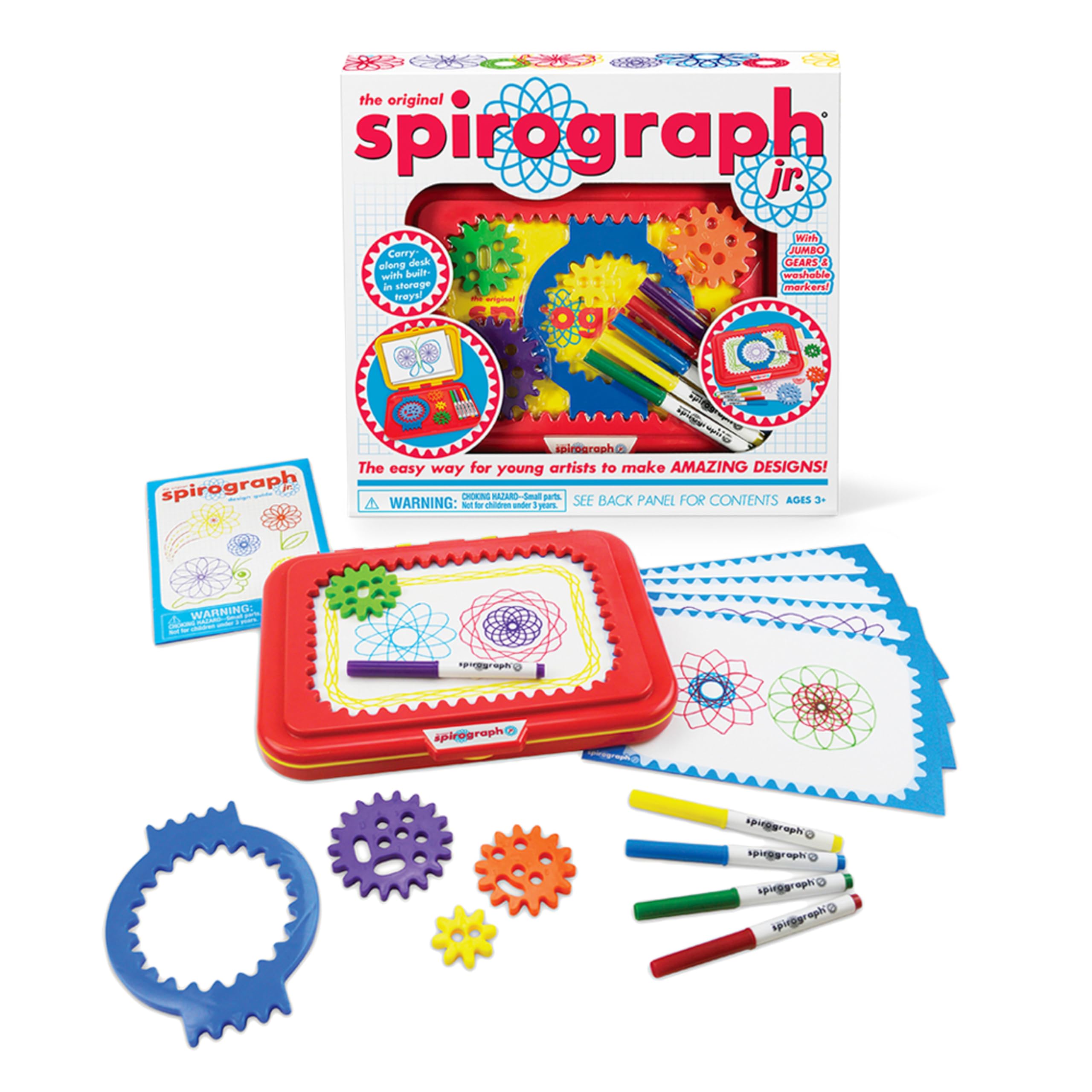 Foto 2 pulgar | Toy Spirograph Jr. Gears Classic Retro De Tamaño Gigante Para Niños A Partir De 3 Años - Venta Internacional.