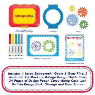 Foto 2 | Toy Spirograph Jr. Gears Classic Retro De Tamaño Gigante Para Niños A Partir De 3 Años - Venta Internacional.