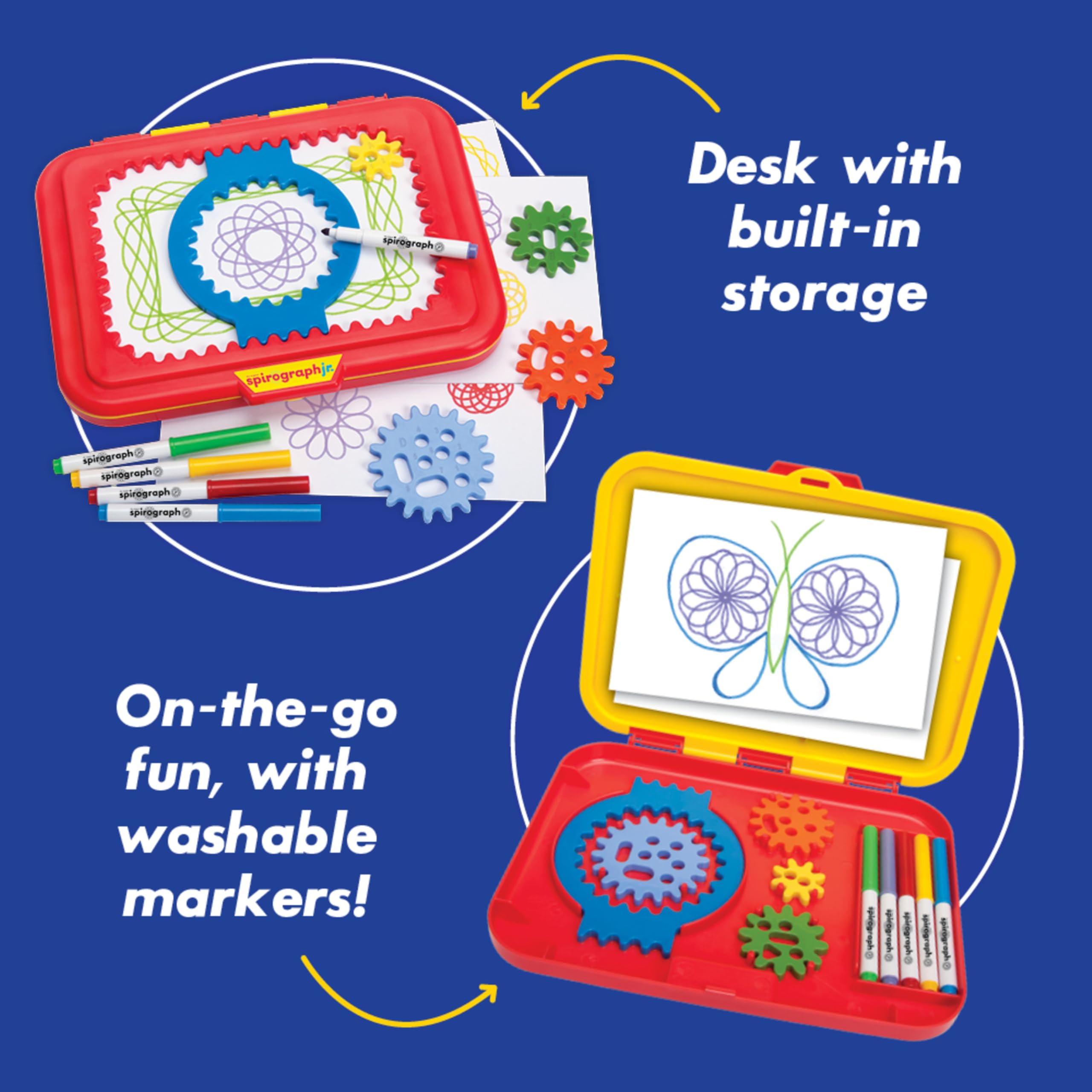 Foto 4 pulgar | Toy Spirograph Jr. Gears Classic Retro De Tamaño Gigante Para Niños A Partir De 3 Años - Venta Internacional.