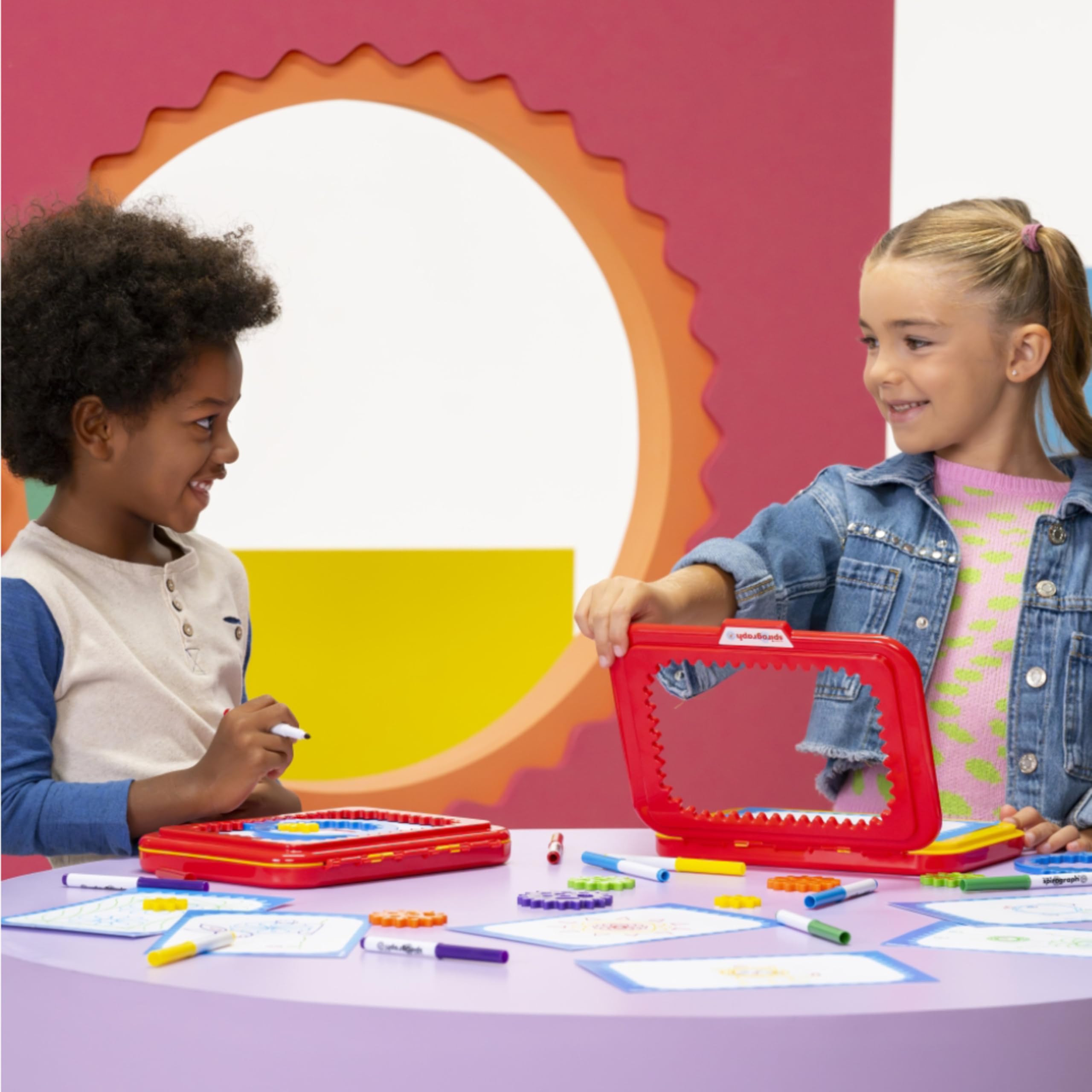 Foto 6 | Toy Spirograph Jr. Gears Classic Retro De Tamaño Gigante Para Niños A Partir De 3 Años - Venta Internacional.