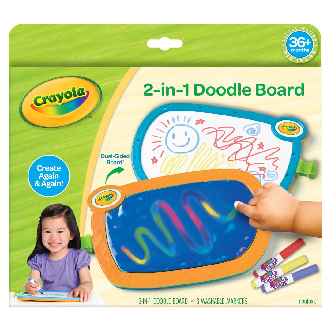 Foto 3 pulgar | Tableta De Dibujo Doodle Board Crayola 2 En 1 Para Niños Pequeños De Más De 3 Años - Venta Internacional.