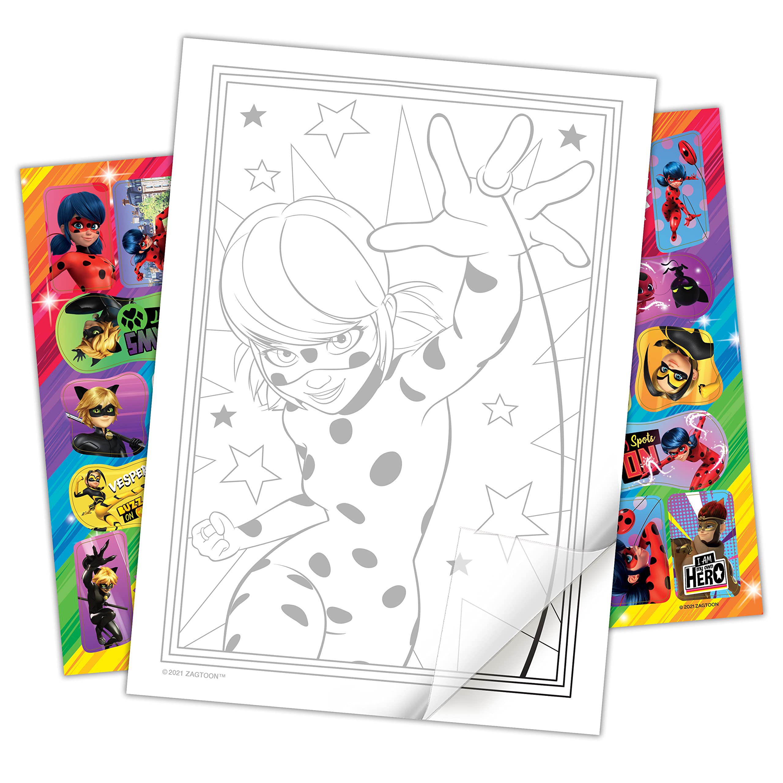 Foto 4 pulgar | Libro Para Colorear Bendon Miraculous: Tales Of Ladybug And Cat Noir - Venta Internacional.