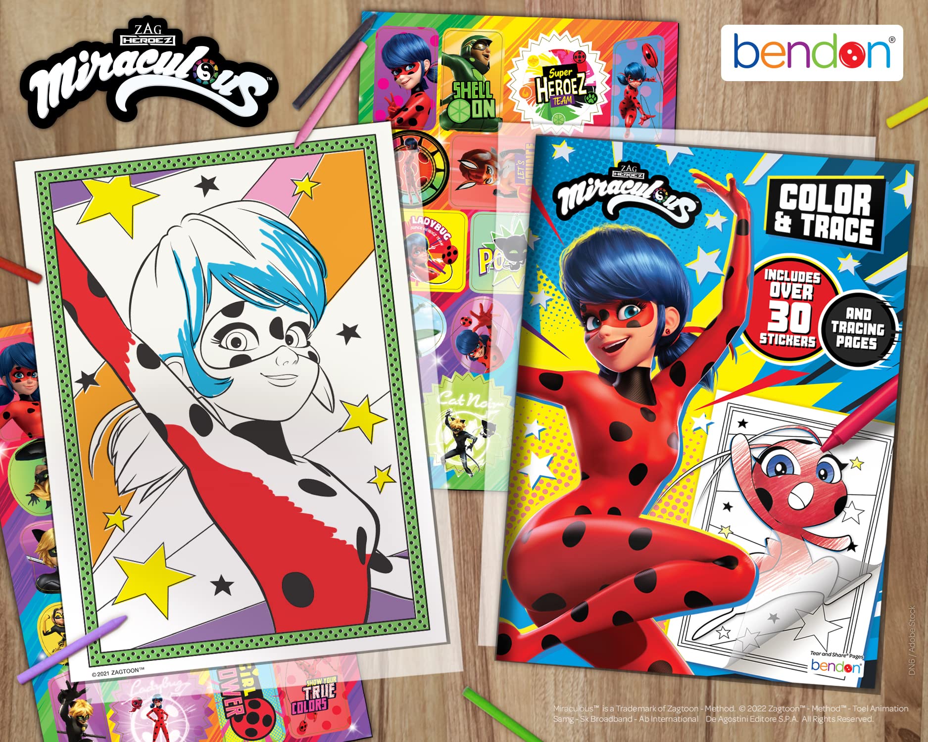 Foto 7 pulgar | Libro Para Colorear Bendon Miraculous: Tales Of Ladybug And Cat Noir - Venta Internacional.