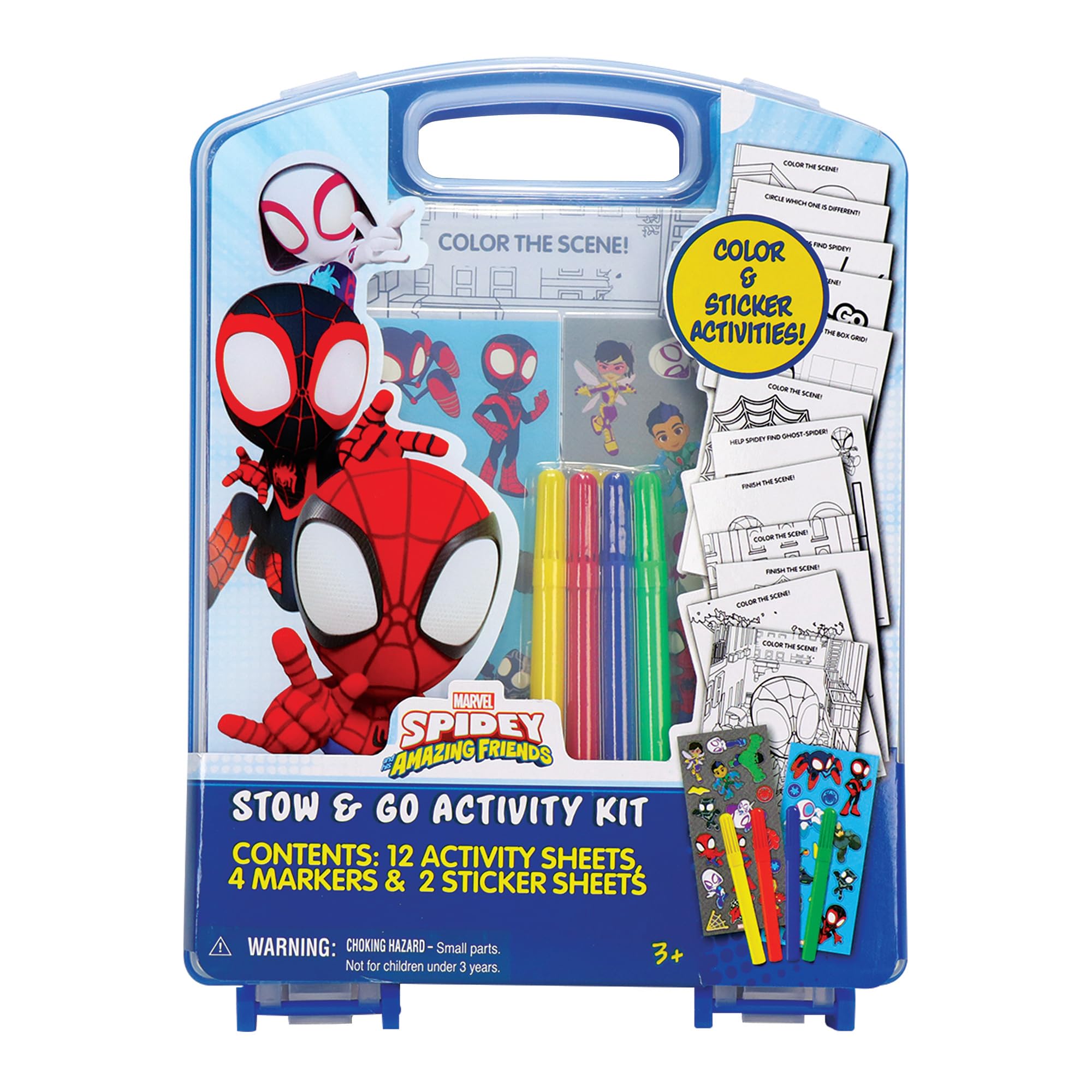 Foto 2 pulgar | Kit De Actividades Tara Toys Spidey Stow & Go Con 12 Hojas - Venta Internacional.