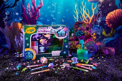 Foto 7 | Toy Crayola Scribble Scrubbie Glow Lagoon Pets, Animales Marinos, 3 Años O Más - Venta Internacional.