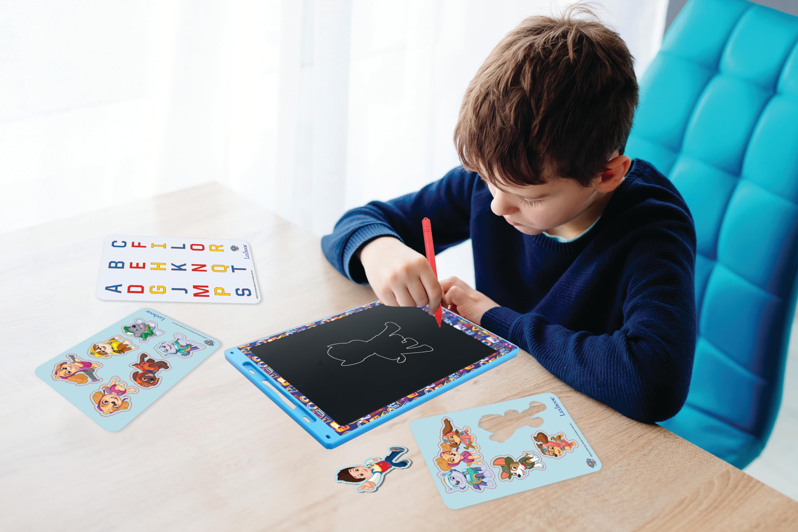 Foto 7 pulgar | Lexibook De Juguetes De Arte Y Artesanía La Patrulla Canina, Pizarra Mágica, Tamaño A4 - Venta Internacional.