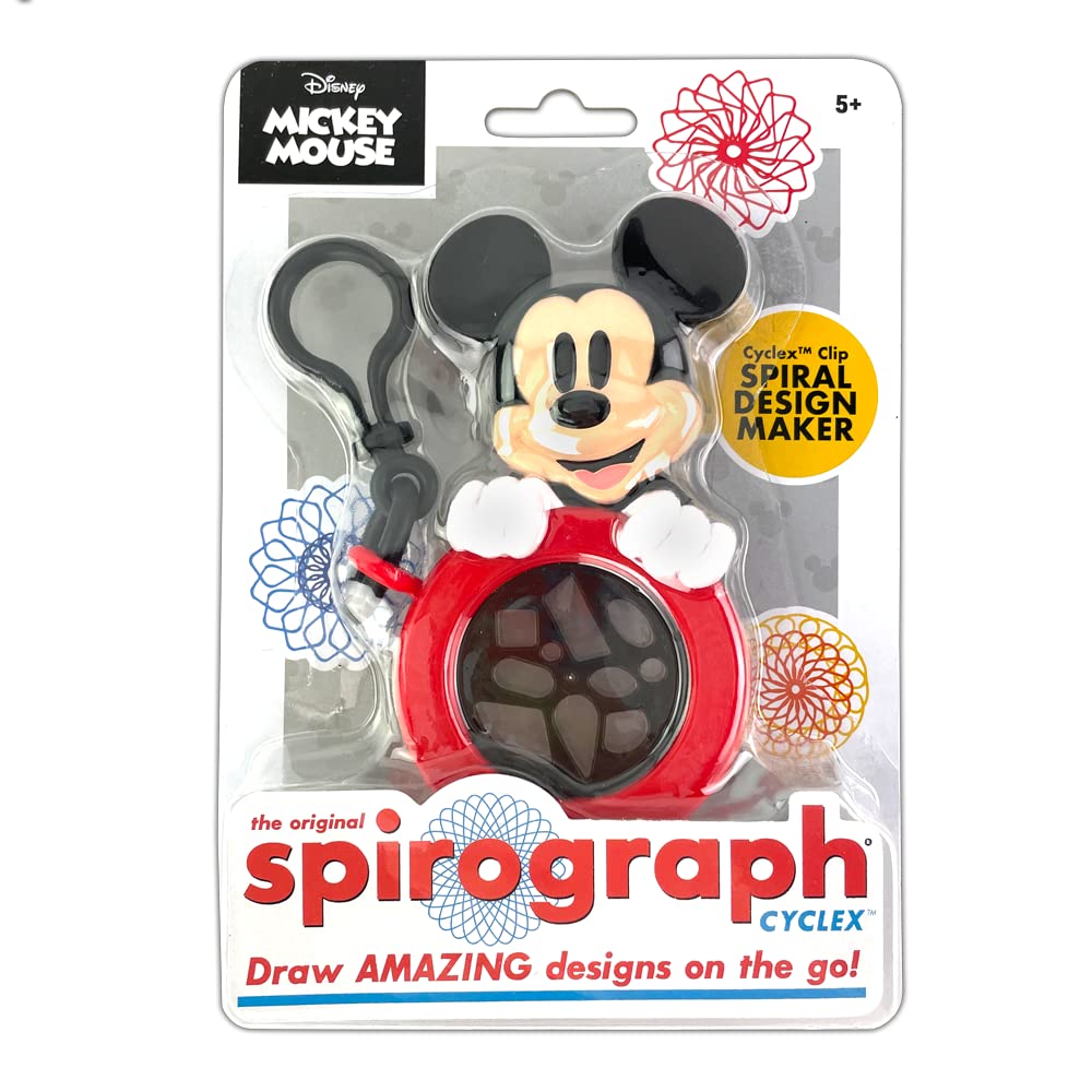 Spirograph Cyclex Clip Mickey Mouse Disney Travel Para Mayores De 5 Años - Venta Internacional.