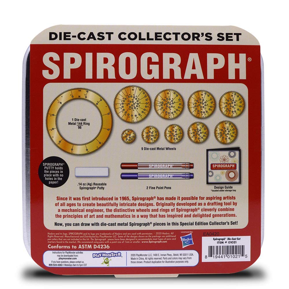 Foto 5 pulgar | Set De Coleccionista Spirograph Die-cast De 14 Piezas - Venta Internacional.