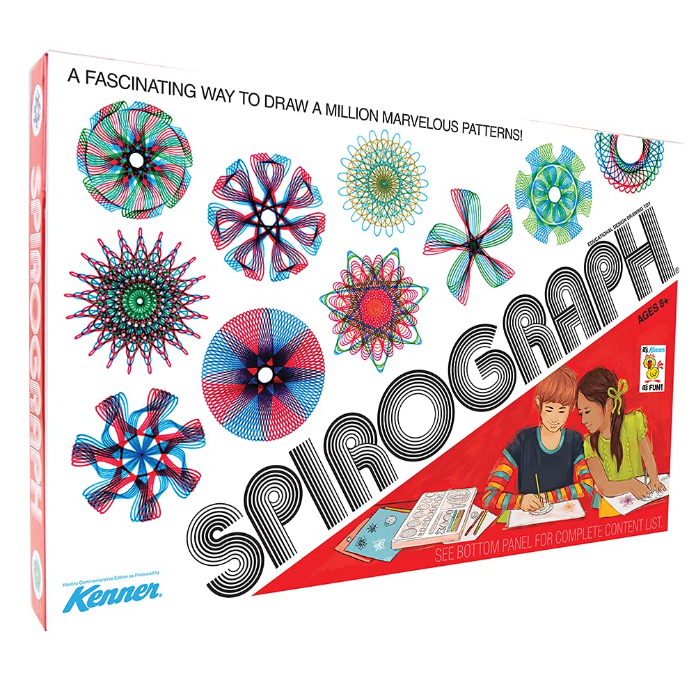 Kit De Dibujo Spirograph Retro Deluxe Con Hoja De Diseño - Venta Internacional.