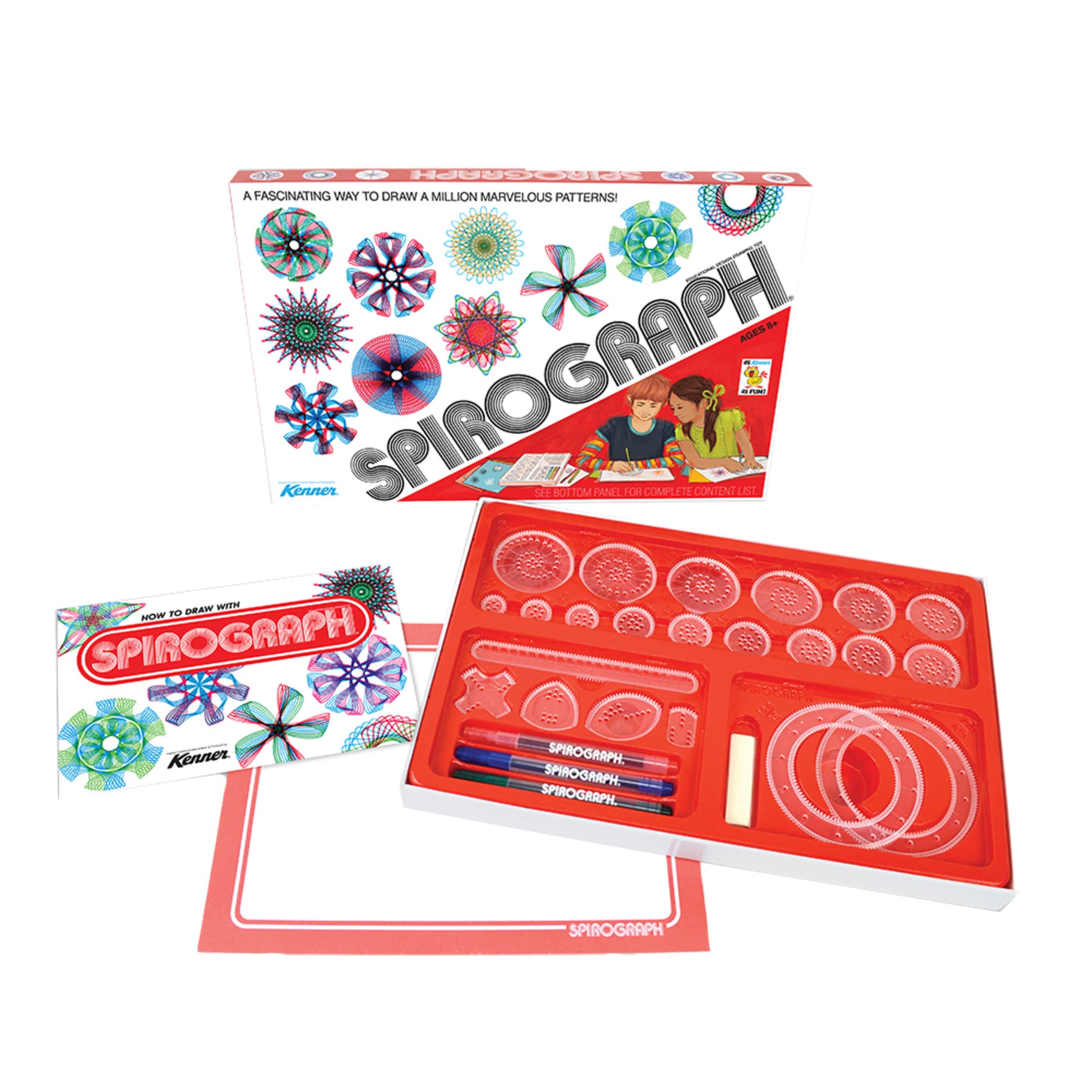 Foto 3 pulgar | Kit De Dibujo Spirograph Retro Deluxe Con Hoja De Diseño - Venta Internacional.