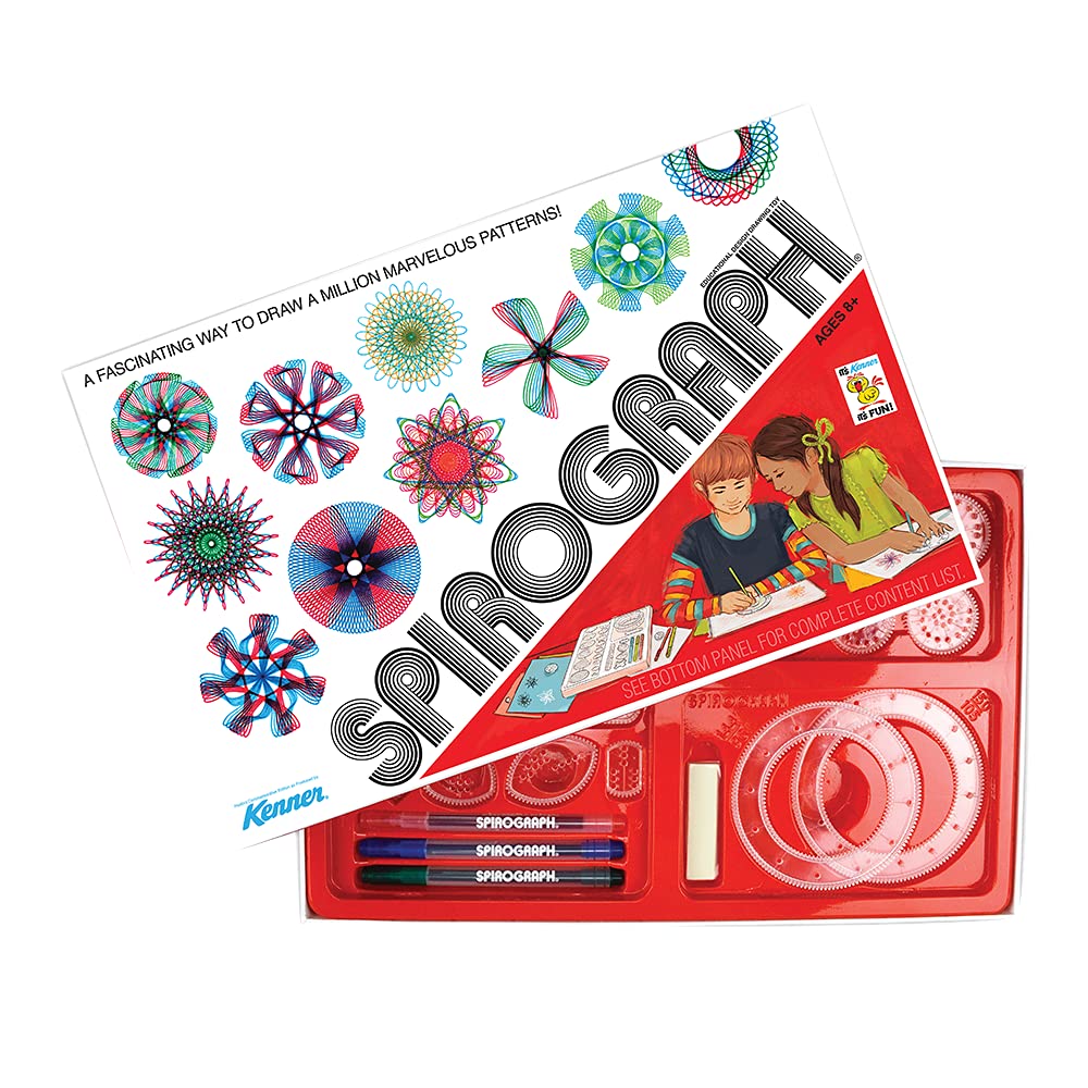 Foto 4 pulgar | Kit De Dibujo Spirograph Retro Deluxe Con Hoja De Diseño - Venta Internacional.