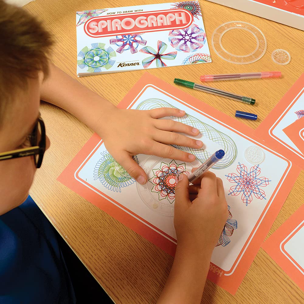 Foto 6 pulgar | Kit De Dibujo Spirograph Retro Deluxe Con Hoja De Diseño - Venta Internacional.