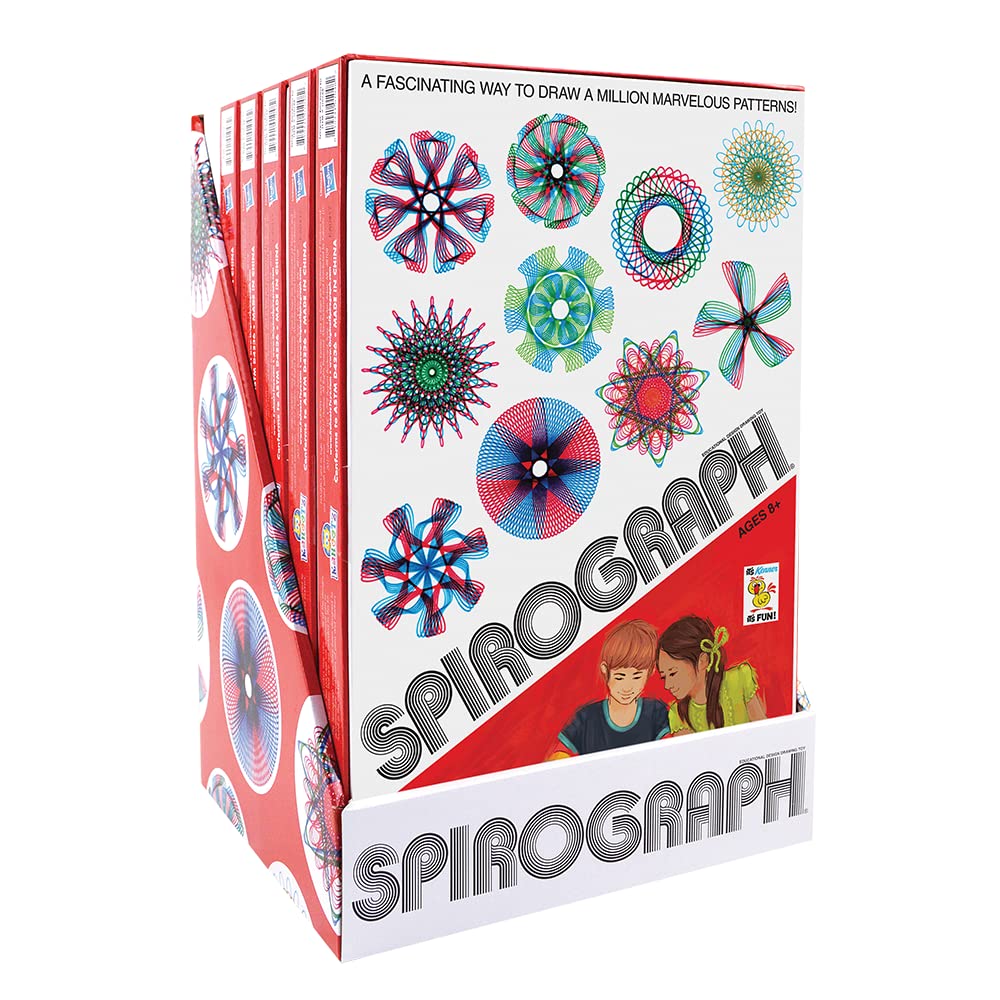Foto 6 | Kit De Dibujo Spirograph Retro Deluxe Con Hoja De Diseño - Venta Internacional.