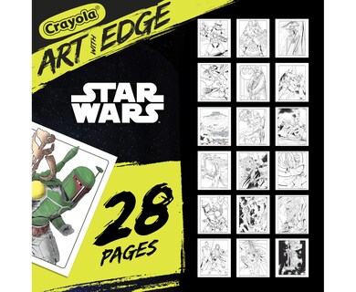 Foto 5 | Libro para Colorear Crayola Art With Edge Star Wars con Póster - Venta Internacional