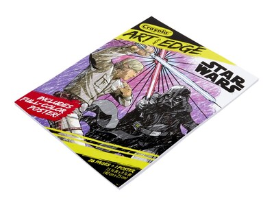 Foto 7 | Libro para Colorear Crayola Art With Edge Star Wars con Póster - Venta Internacional