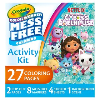Foto 1 | Kit De Actividades Crayola Color Wonder Gabby's Dollhouse Para Más De 3 Años - Venta Internacional.