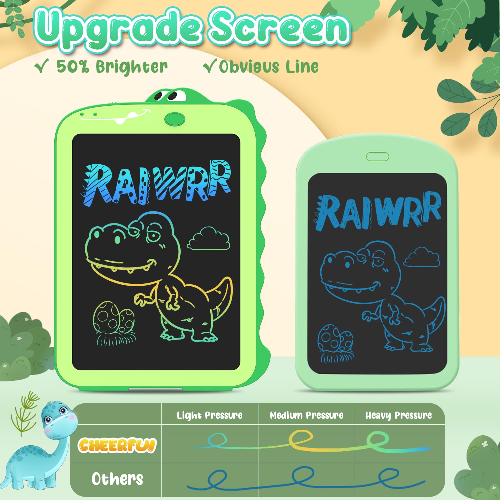 Foto 3 pulgar | Tableta De Escritura Lcd Cheerfun Con Diseño De Dinosaurio De 8.5 Pulgadas Para Niños De 3 A 7 Años - Venta Interna